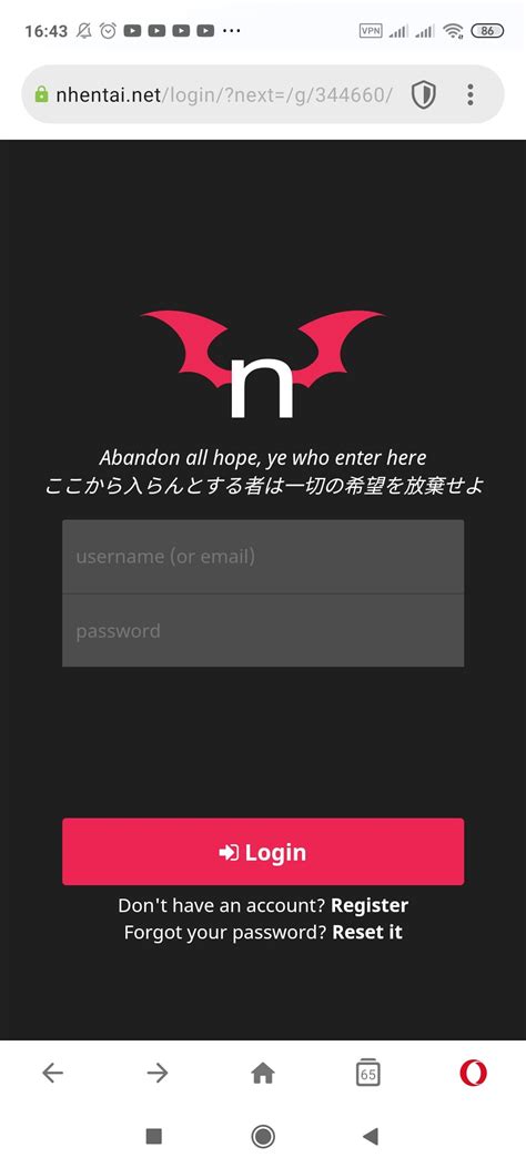 Login >> Nhentai .